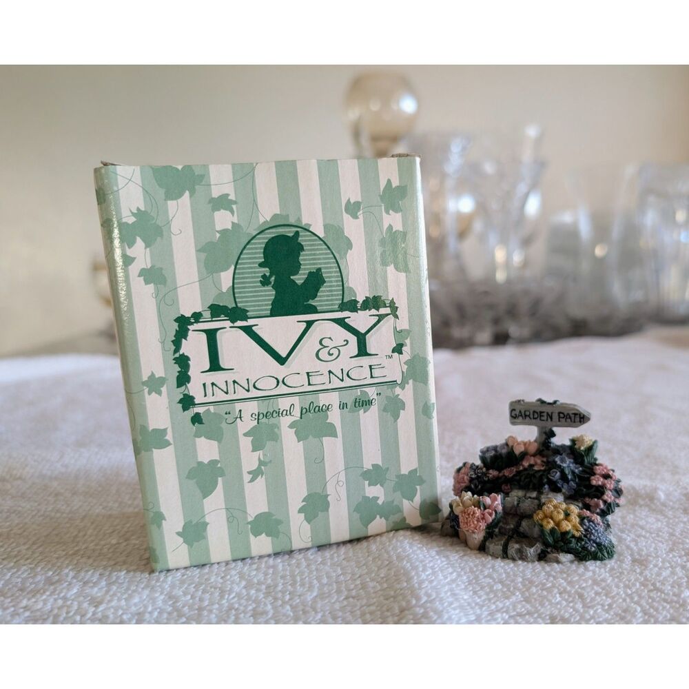 Ivy & Innocence Figurine #05190 “The Garden Path”–1997 Cast Art
